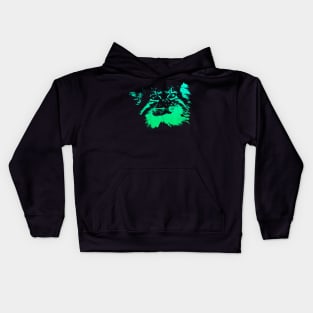 Pallas Cat - Green Kids Hoodie